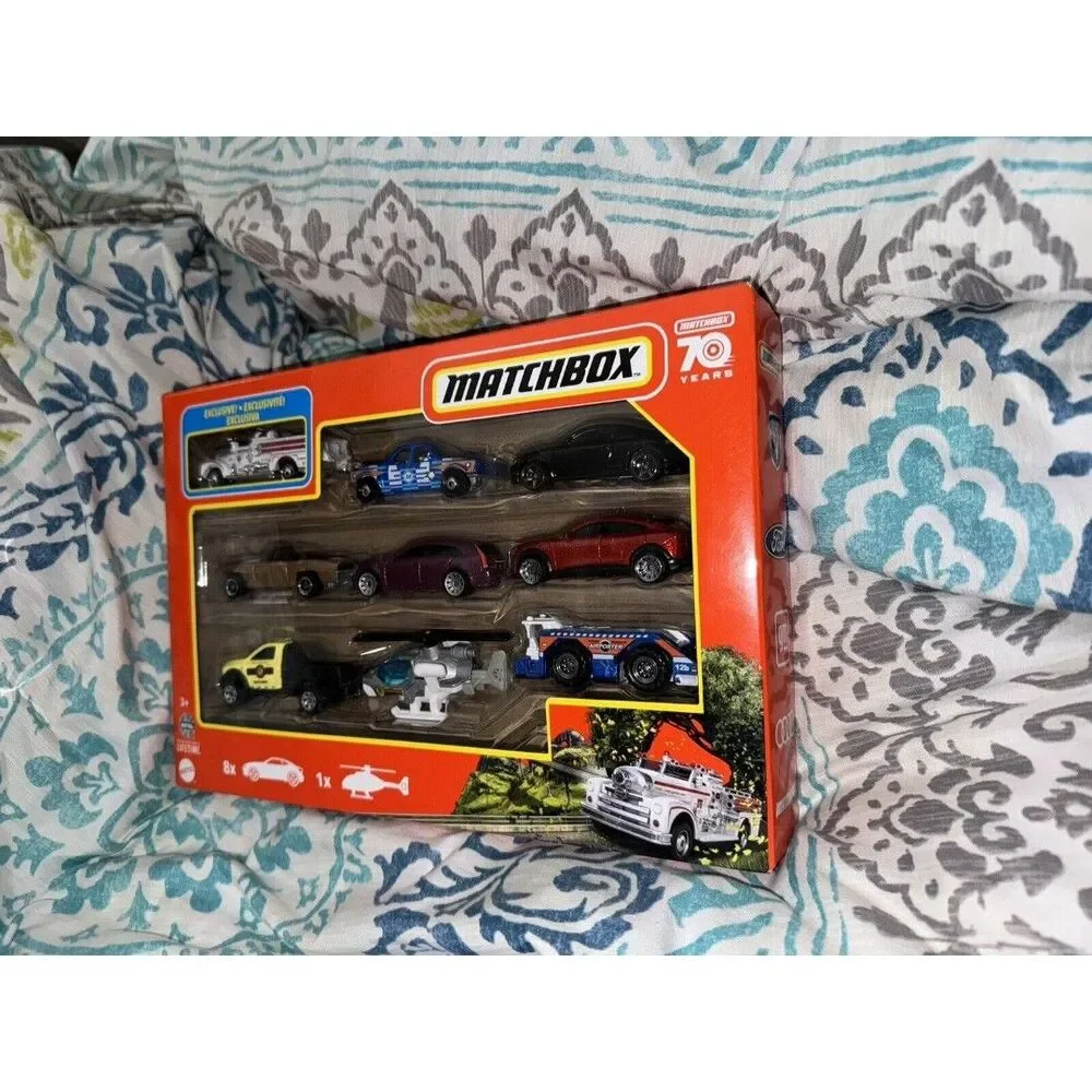 2023 Matchbox 9-Pack | Exclusive Seagrave Fire Engine, Audi | Cadillac, Ford B22